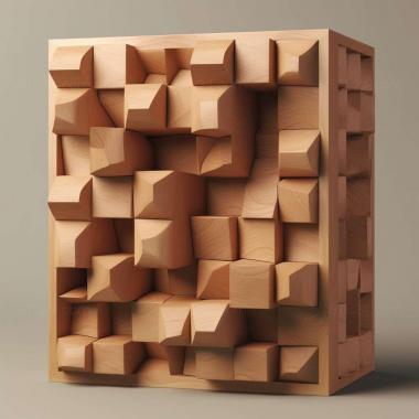 Patterns and decorations Cubic 4 3d model